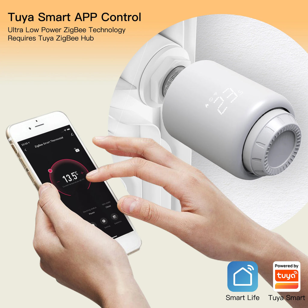 Moes Tuya ZigBee3.0 Smart TRV Controller