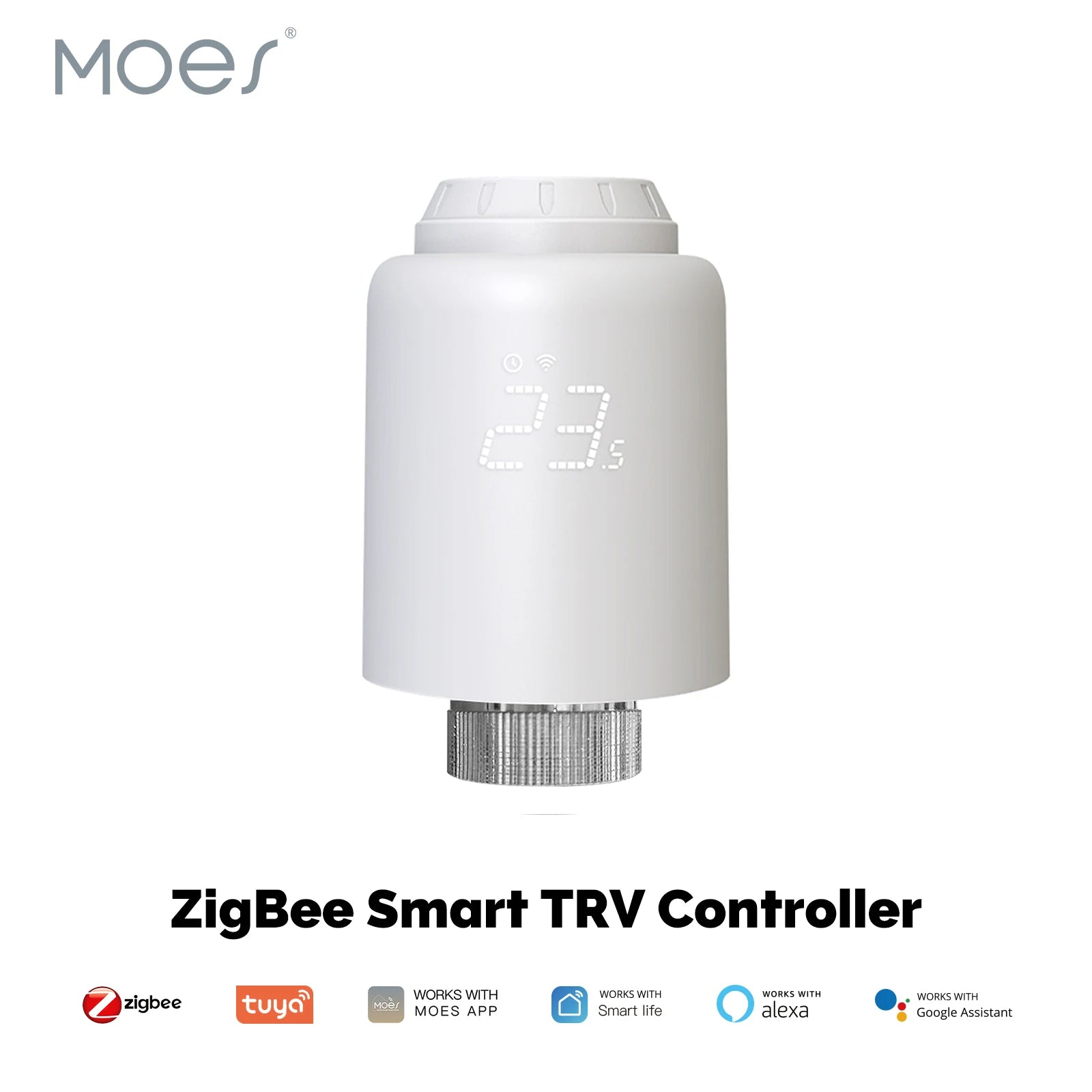 Moes Tuya ZigBee3.0 Smart TRV Controller