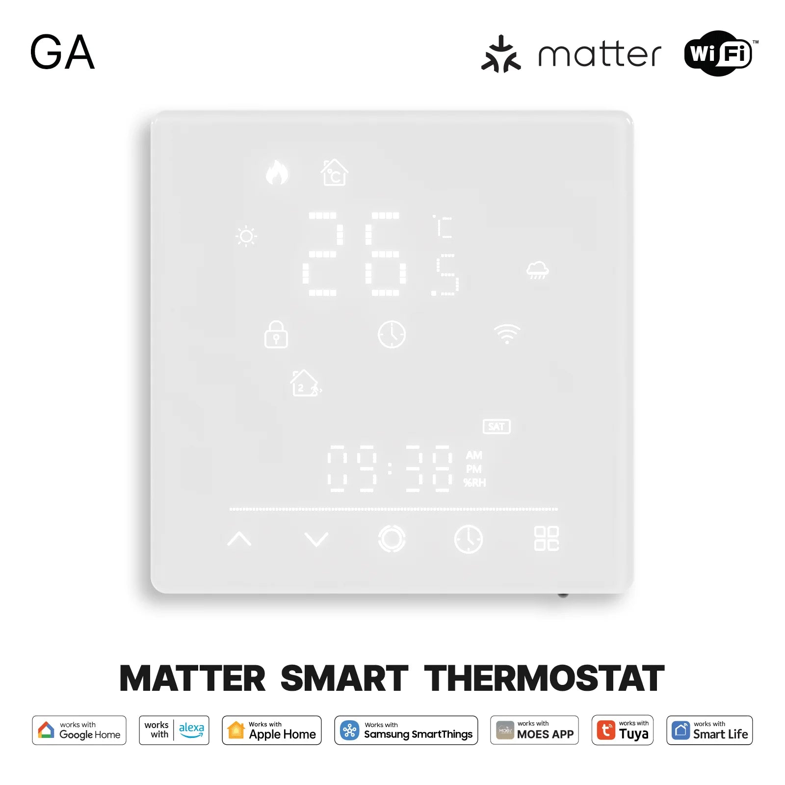 MOES Tuya Matter Smart Thermostat