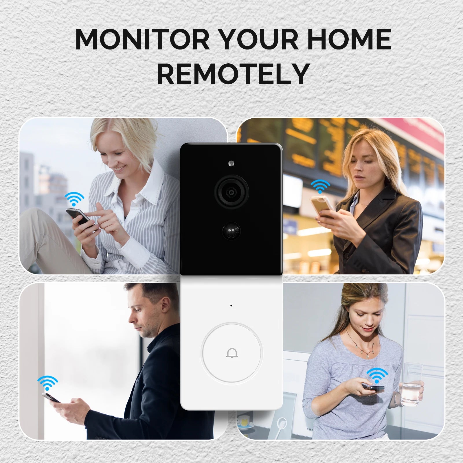 MOES Tuya 1080P Smart Wi-Fi Video Doorbell