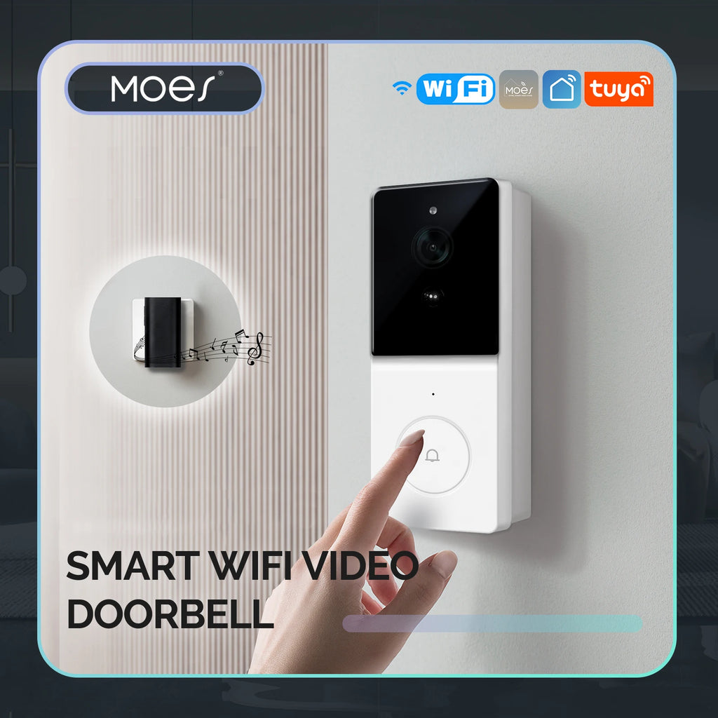 MOES Tuya 1080P Smart Wi-Fi Video Doorbell