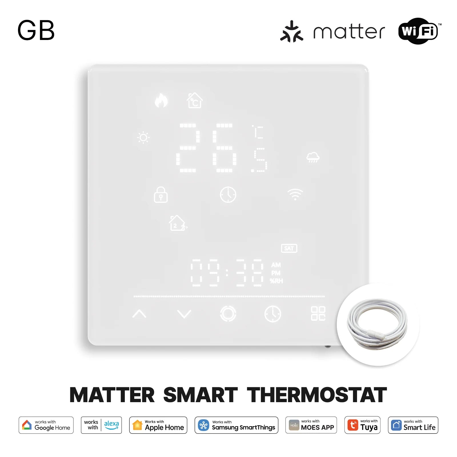 MOES Tuya Matter Smart Thermostat