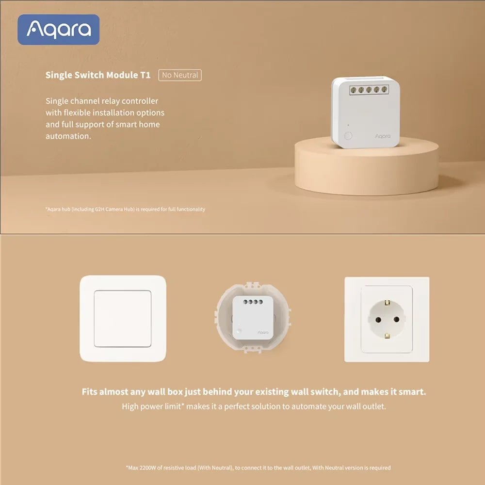 Aqara Single Channel Control Module T1