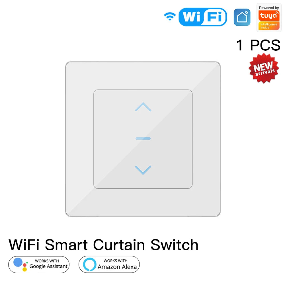 Wi-Fi Smart Curtain Switch Touch Design