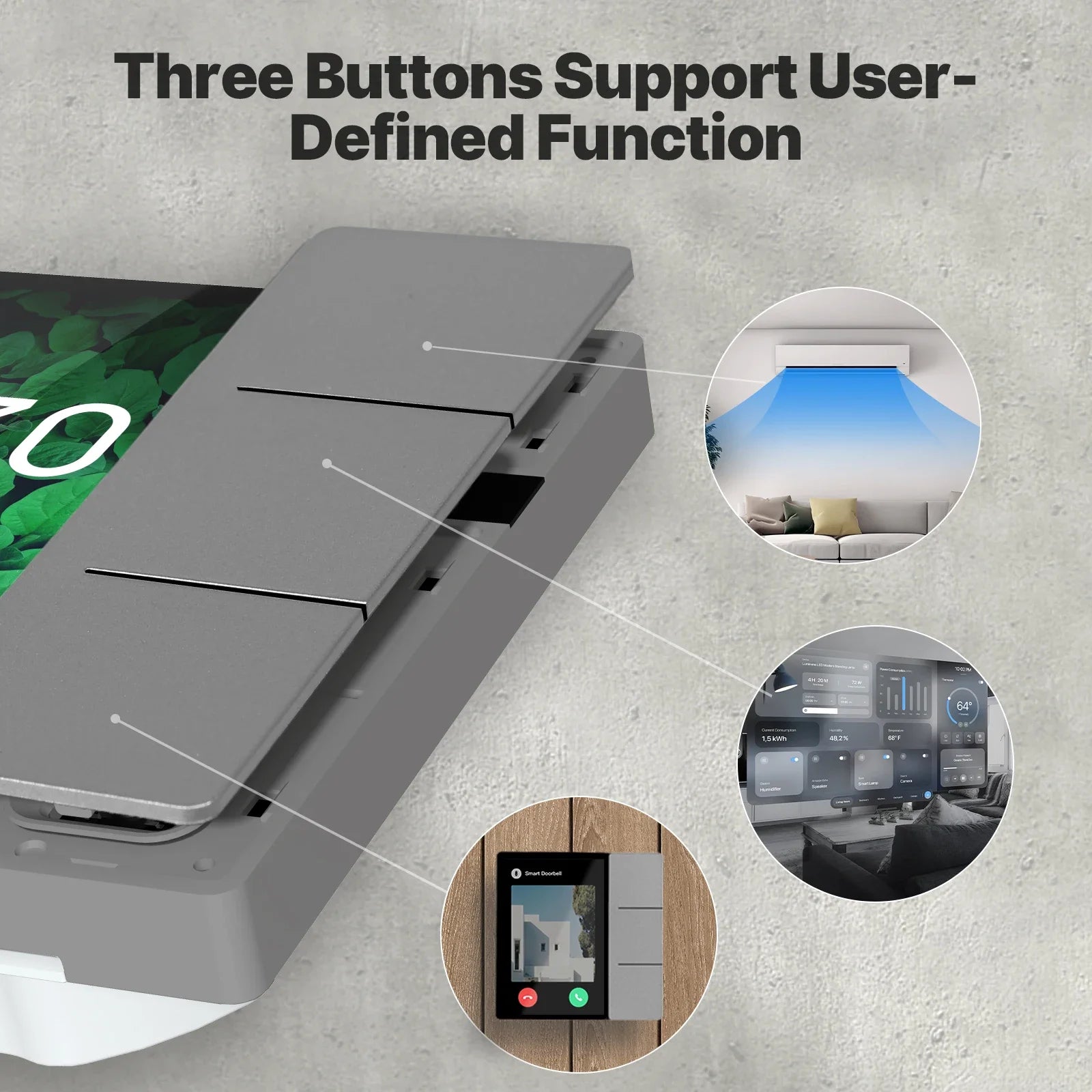 MOES Tuya Wi-Fi 3.5-inch Smart Center Control Panel