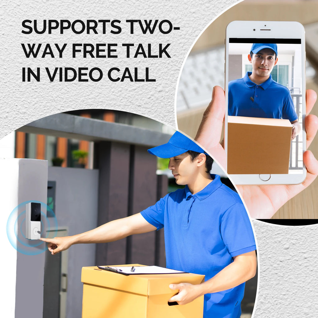 MOES Tuya 1080P Smart Wi-Fi Video Doorbell