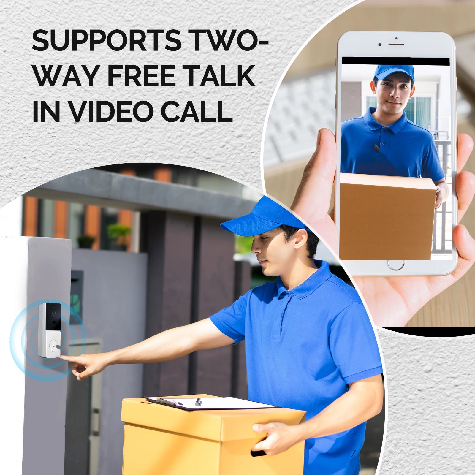 MOES Tuya 1080P Smart Wi-Fi Video Doorbell