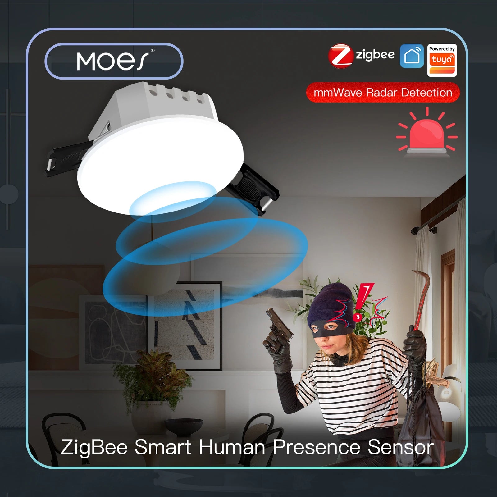 MOES Tuya Smart ZigBee Human Presence Detector