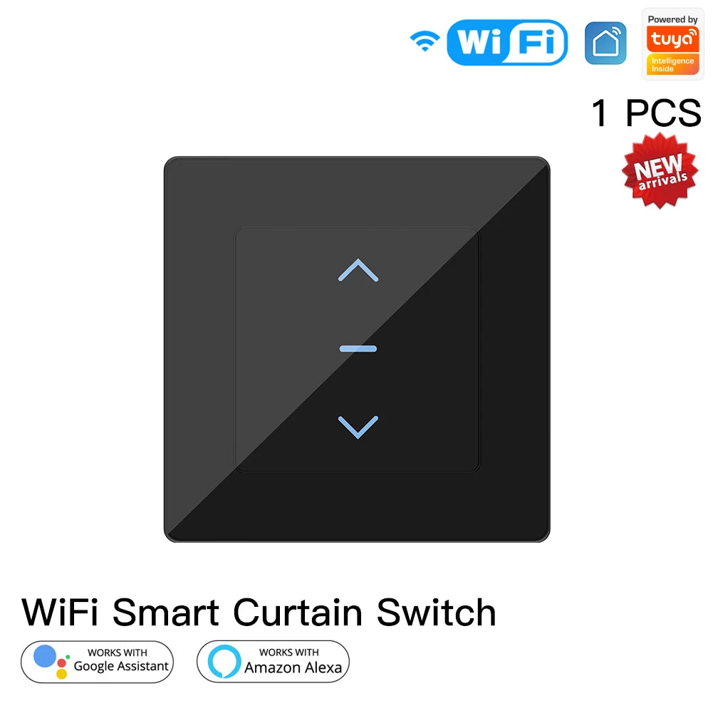 Wi-Fi Smart Curtain Switch Touch Design