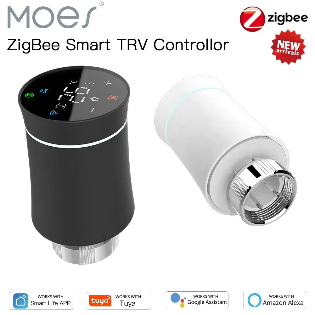 MOES Tuya ZigBee 3.0 Smart TRV Controller