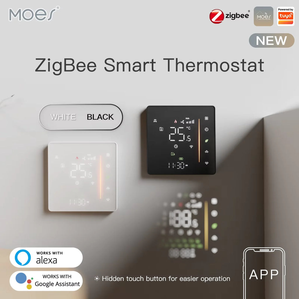 MOES Tuya Zigbee Thermostat Room Temperature Controller